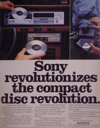Sony ad for 3 cd players