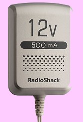 RadioShack 12V power supply