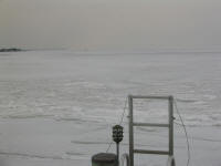 Chester river frozen from side to side!
